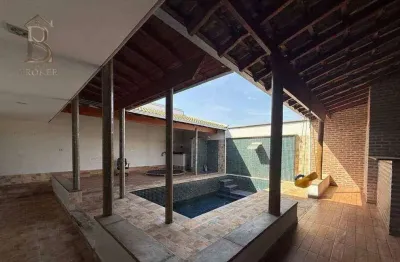 Casa para alugar em marília: 4 dorms e 3 suítes no sta. gertrudes