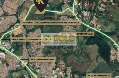 Terreno à venda na Avenida Prefeito José Lozano Araújo, Parque Brasil 500, Paulínia