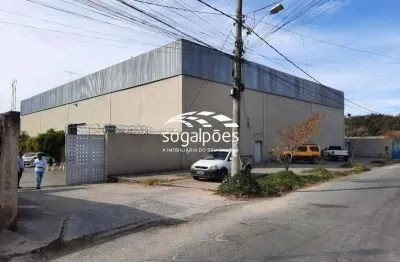 Galpão comercial/industrial para locação em são benedito, santa luzia (mg) – 1.200 m² internos + 400 m² pátio