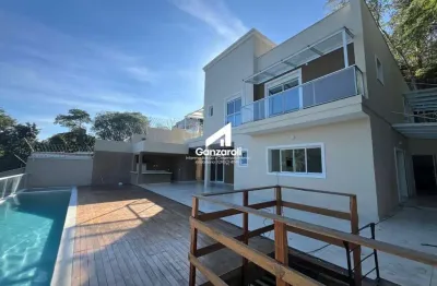 Casa à venda, 4 suítes, piscina, academia, vista pra mata privatizada em condomínio fechado na avenida são camilo- r$2.850.000,00