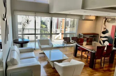 The blue loft - apartamento duplex em vila nova conceição, são paulo/sp