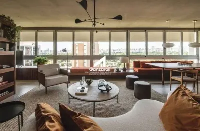 Edifício garden - apartamento reformado 163m² no itaim bibi