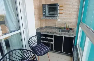 Lindo apartamento mobiliado a venda. com 1 suíte mais 2 quartos e 82m .