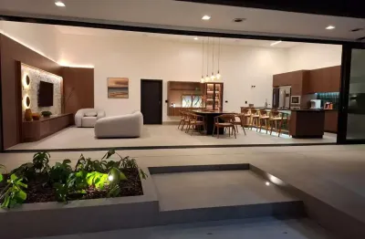 Casa à venda no condomínio mirante do rio paraná – 4 suítes e área gourmet