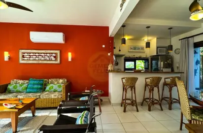 Casa térrea em condomínio fechado na praia de juquehy - à venda