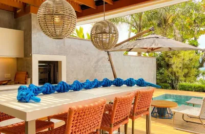 Casa sofisticada pé na areia na praia de juquehy - venda e locação diária