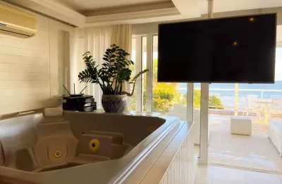 Casa no condomínio island view, pé na areia, com 5 suítes em juquehy - locação diária