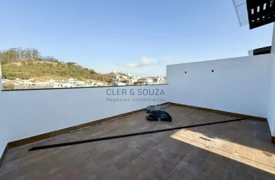 Cobertura para venda em volta redonda, jardim belvedere, 2 dormitórios, 1 suíte, 3 banheiros, 1 vaga