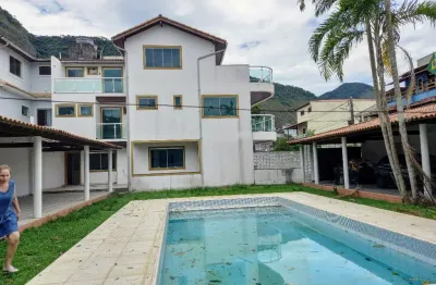 Casa duplex-700m2-4 suites-área gourmet-quintal -vargem pequena