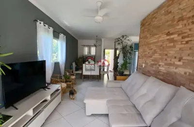 Belíssimo sobrado com 02 churrasqueira no massaguaçu - caraguatatuba