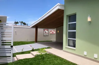 Linda casa moderna, com total segurança em bairro tranquilo - indaiá