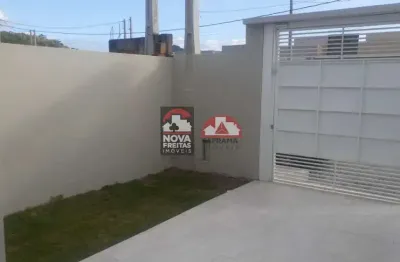 Casa nova (não geminada) com 2 dormitórios sendo 1 suíte, bairro morro do algodão