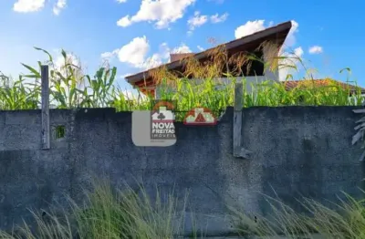 Terreno com casa inacabaca - porto novo - caraguatatuba/sp