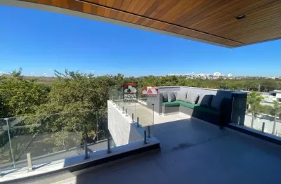 Sobrado de luxo com 4 suítes, piscina, sauna e automação no urbanova