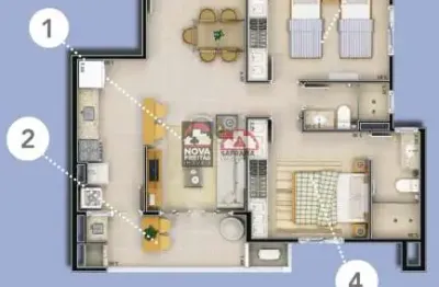 Apartamento com varanda gourmet e suíte ? 2 dorms e 67m² de conforto!