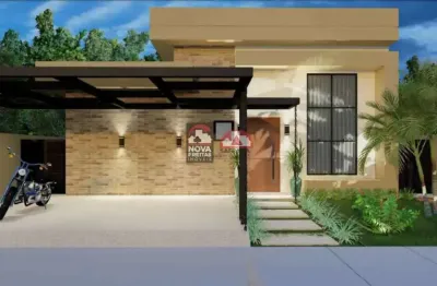Linda casa à venda no condominio reserva rudá 3 quartos 1 suite