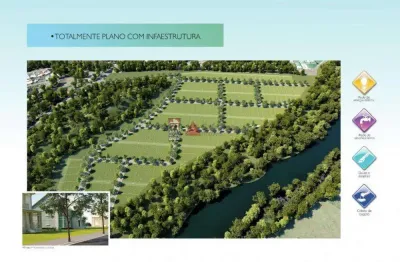 Terreno em condomínio fechado à venda na Estrada Municipal Doutor Hercules Campagnoli, 2451, Itapema, Guararema