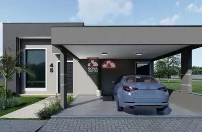 Casa térrea de 151,35 m² em tremembé-sp condomínio fechado perola do vale