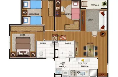 Apartamento com 3 quartos à venda na Rua José Cobra De 702 A 1420 - Lado Par, 401, Conjunto Residencial Trinta e Um de Março, São José dos Campos