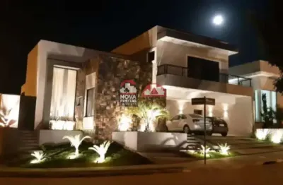 Sobrado á venda em condomínio fechado com 3 dormitórios, 282m² - terras do vale - caçapava/sp