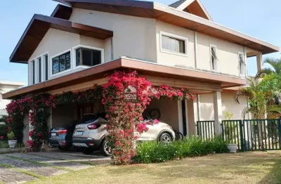 Casa à venda em condomínio fechado no residencial santa bárbara, jambeiro