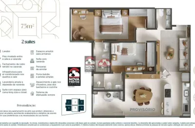 Apartamento com 2 quartos à venda na Avenida Paulo Beker, 27, Vila Adyana, São José dos Campos