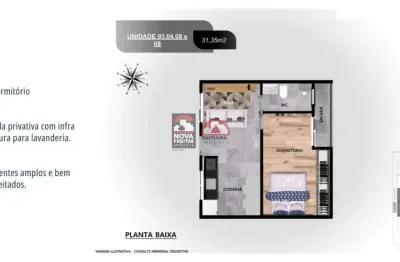 Apartamento com 1 quarto à venda na Rua José Ferrari Pegoreli, 363, Barranco Alto, Caraguatatuba