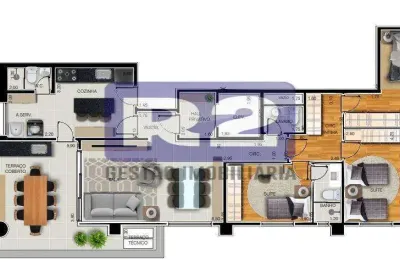 Apartamento com 3 quartos à venda na Rua Coronel Proost de Sousa, Embaré, Santos