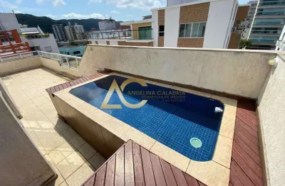 Cobertura com piscina, na enseada- r$ 480 mil, cod: cob0001