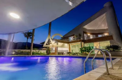 Casa de condomínio com 7 quartos, acapulco, guarujá - r$ 3.9 mi, cod: ca1200