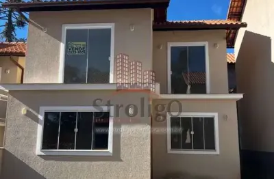 C526 casa de construção nova com 3 quartos, alto das braunes- nova friburgo-rj