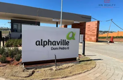 Terreno à venda no loteamento alphaville 0, 408 m² por r$ 950.000 - campinas/sp