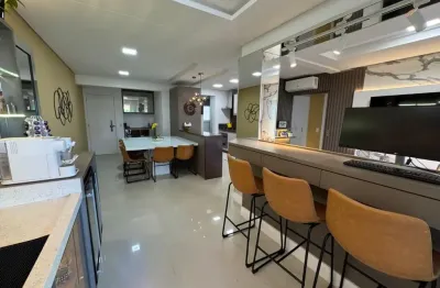 Apartamento totalmente mobiliado de 91,20m2 é perfeito para morar na melhor localização no centro de palhoça.