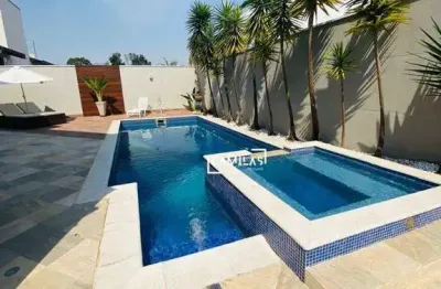 Casa com 4 dormitórios à venda, 596 m² por r$ 3.500.000,00 - condomínio metropolitan park - paulínia/sp