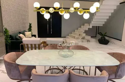 Casa à venda, 450 m² por r$ 4.250.000,00 - condomínio residencial villa lobos - paulínia/sp