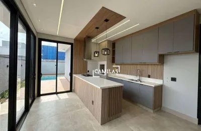 Casa à venda, 216 m² por r$ 2.200.000,00 - condomínio residencial santorini - paulínia/sp