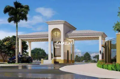Terreno à venda, 200 m² por r$ 250.000,00 - condomínio terras da fazenda - paulínia/sp