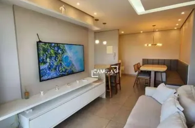 Apartamento com 2 dormitórios, 60 m² - venda por r$ 550.000 ou aluguel por r$ 4.225/mês - brisa da mata  manacás - paulínia/sp