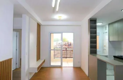 Apartamento com 2 dormitórios para alugar, 60 m² por r$ 3.458/mês - città di modena - paulínia/sp