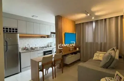 Apartamento com 2 dormitórios à venda, 45 m² por r$ 375.000,00 - residencial for life park premium - paulínia/sp