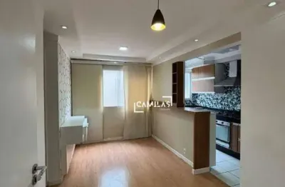 Apartamento com 3 dormitórios para alugar, 60 m² por r$ 2.774/mês - residencial spazio poeme - paulínia/sp