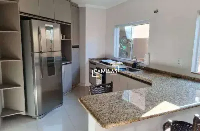 Casa com 3 dormitórios para alugar, 175 m² por r$ 4.500/mês - jardim ipê - paulínia/sp