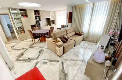 Apartamento para venda em belo horizonte, castelo, 3 dormitórios, 1 suíte, 2 banheiros, 2 vagas