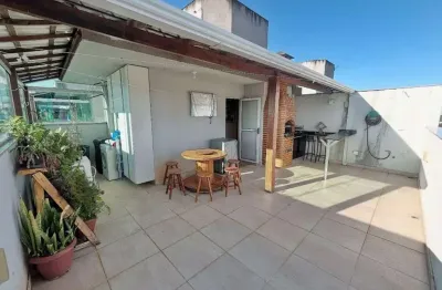 Cobertura para venda em belo horizonte, urca, 2 dormitórios, 2 banheiros, 2 vagas
