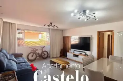 Apartamento para Venda em Belo Horizonte, Castelo, 3 dormitórios, 1 suíte, 4 banheiros, 2 vagas