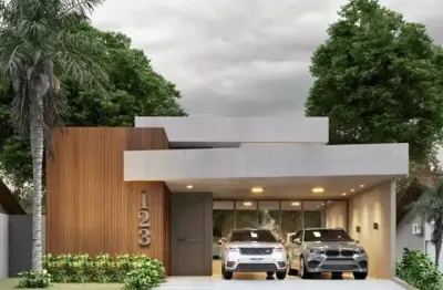 Casa no condomínio reserva flamboyant, em presidente venceslau/sp