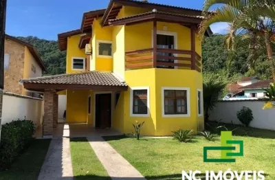 Casa em condomínio fechado com 3 quartos para alugar no Mar Verde, Caraguatatuba 