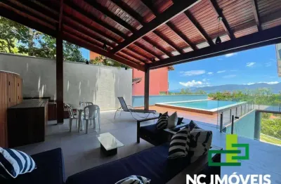 Venda e temporada | luxuosa casa no condomínio recanto da lagoinha ubatuba.