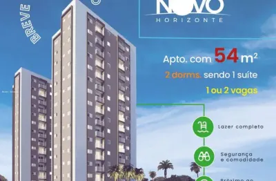 Apartamento para venda em americana, novo horizonte - jardim são domingos, 2 dormitórios, 1 suíte, 2 banheiros, 2 vagas