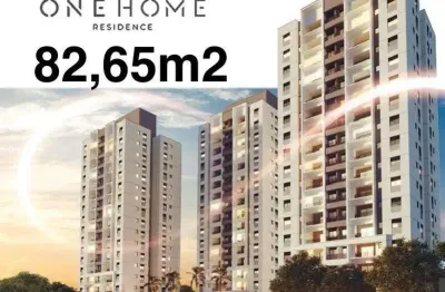 Apartamento para venda em americana, jd. jacyra - one home residence, 3 dormitórios, 1 suíte, 1 banheiro, 2 vagas